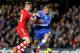 LONDON, ENGLAND - DECEMBER 01: Luke Shaw of Southampton battles with Fernando Torres of Chelsea during the Barclays Premier League match between Chelsea and Southampton at Stamford Bridge on December 1, 2013 in London, England. (Photo by Ian Walton/Gett