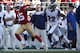 SAN FRANCISCO, CA - DECEMBER 1: Wide receiver Michael Crabtree #15 of the San Francisco 49ers rushes for a 60-yard gain as cornerback Trumaine Johnson #22 of the St. Louis Rams defends during the third quarter of their game on December 1, 2013 at Candles