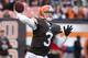 CLEVELAND, OH - DECEMBER 1: Quarterback Brandon Weeden #3 of the Cleveland Browns passes during the first half against the Jacksonville Jaguars at FirstEnergy Stadium on December 1, 2013 in Cleveland, Ohio. (Photo by Jason Miller/Getty Images)