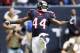 HOUSTON, TX - DECEMBER 01: Ben Tate #44 of the Houston Texans celebrates afte scoring on a 7 yard run in the first quarter against the New England Patriots at Reliant Stadium on December 1, 2013 in Houston, Texas. (Photo by Bob Levey/Getty Images)