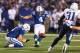 INDIANAPOLIS, IN - DECEMBER 01: Adam Vinatieri #4 of the Indianapolis Colts kicks a field goal during the NFL game against the Tennessee Titans at Lucas Oil Stadium on December 1, 2013 in Indianapolis, Indiana. (Photo by Andy Lyons/Getty Images)