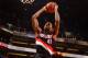 PHOENIX, AZ - NOVEMBER 27: Thomas Robinson #41 of the Portland Trailblazers drives for a shot against the Phoenix Suns on November 27, 2013 at U.S. Airways Center in Phoenix, Arizona. NOTE TO USER: User expressly acknowledges and agrees that, by downloadi