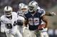 ARLINGTON, TX - NOVEMBER 28: DeMarco Murray #29 of the Dallas Cowboys runs the ball against the Oakland Raiders at AT&T Stadium on November 28, 2013 in Arlington, Texas. (Photo by Ronald Martinez/Getty Images)