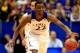 LAWRENCE, KS - NOVEMBER 22: Andrew Wiggins #22 of the Kansas Jayhawks in action during the game against the Towson Tigers at Allen Fieldhouse on November 22, 2013 in Lawrence, Kansas. (Photo by Jamie Squire/Getty Images)