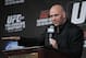 May 25, 2013; Las Vegas, NV, USA; UFC president Dana White speaks to media following UFC 160 at the MGM Grand Garden Arena. Mandatory Credit: Gary A. Vasquez-USA TODAY Sports