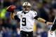 SEATTLE, WA - DECEMBER 02: Quarterback Drew Brees #9 of the New Orleans Saints passes against the Seattle Seahawks during a game at CenturyLink Field on December 2, 2013 in Seattle, Washington. (Photo by Jonathan Ferrey/Getty Images)