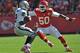 A weak Redskins offensive line will hope Justin Houston is not back in action in Week 14.