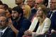 Barbara watches on with Umberto Gandini behind her