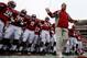 TUSCALOOSA, AL - NOVEMBER 23: Head coach Nick Saban of the Alabama Crimson Tide leads his team on the field to face the Chattanooga Mocs at Bryant-Denny Stadium on November 23, 2013 in Tuscaloosa, Alabama. (Photo by Kevin C. Cox/Getty Images)