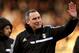 LONDON, ENGLAND - NOVEMBER 23: Rene Meulensteen the Fulham head coach waves to the fans prior to kickoff during the Barclays Premier League match between Fulham and Swansea City at Craven Cottage on November 23, 2013 in London, England. (Photo by Ian Wa