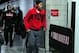 Nov 22, 2013; Portland, OR, USA; Chicago Bulls point guard Derrick Rose (1) walks out of the Moda Center on crutches after being injured in the game against the Portland Trail Blazers. The Blazers won the game 98-95. Mandatory Credit: Steve Dykes-USA TOD