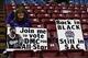 Nov 29, 2013; Sacramento, CA, USA; Sacramento Kings fan Barbara Rust (Sign Lady) holds a sign for center DeMarcus Cousins (not pictured) all star vote before the game against the Los Angeles Clippers at Sleep Train Arena. Mandatory Credit: Kelley L Cox-US