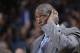 OAKLAND, CA - NOVEMBER 16: Head coach Tyrone Corbin of the Utah Jazz coaches against the Golden State Warriors on November 16, 2013 at Oracle Arena in Oakland, California. NOTE TO USER: User expressly acknowledges and agrees that, by downloading and or us