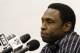 EAST RUTHERFORD, NJ - DECEMBER 27: Former Brooklyn Nets head coach Avery Johnson speaks after his firing during a news conference at the PNY Center on December 27, 2012 in East Rutherford, New Jersey. NOTE TO USER: User expressly acknowledges and agree