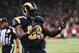 ST. LOUIS, MO - SEPTEMBER 8: Jared Cook #89 of the St. Louis Rams celebrates a touchdown against the Arizona Cardinals at the Edward Jones Dome on September 8, 2013 in St. Louis, Missouri. (Photo by Michael Thomas/Getty Images)
