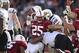 Sep 21, 2013; Stanford, CA, USA; Stanford Cardinal running back Tyler Gaffney (25) scores a touchdown during the first quarter against the Arizona State Sun Devils at Stanford Stadium. Mandatory Credit: Bob Stanton-USA TODAY Sports