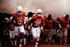 AUSTIN, TX - NOVEMBER 16: The Texas Longhorns take the field for the second half during a game against the Oklahoma State Cowboys at Darrell K Royal-Texas Memorial Stadium on November 16, 2013 in Austin, Texas. Oklahoma State won the game 38-13. (Photo