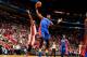 MIAMI, FL - JANUARY 25: Andre Drummond #1 of the Detroit Pistons grabs a rebound against the Miami Heat on January 25, 2013 at American Airlines Arena in Miami, Florida. NOTE TO USER: User expressly acknowledges and agrees that, by downloading and/or usin