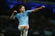 MANCHESTER, ENGLAND - DECEMBER 01: Samir Nasri of Manchester City celebrates after scoring his second goal (Citys third) during the Barclays Premier League match between Manchester City and Swansea City at the Etihad Stadium on December 1, 2013 in Manche