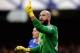 LIVERPOOL, ENGLAND - NOVEMBER 03: Tim Howard of Everton during the Barclays Premier League match between Everton and Tottenham Hotspur at Goodison Park on November 3, 2013 in Liverpool, England. (Photo by Tony Marshall/Getty Images)