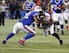 Dec 1, 2013; Toronto, ON, Canada; Buffalo Bills free safety Jairus Byrd (31) tackles Atlanta Falcons wide receiver Darius Johnson (13) during the second half at the Rogers Center. Falcons beat the Bills 34 to 31 in overtime. Mandatory Credit: Timothy T.