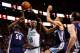 BOSTON, MA - NOVEMBER 27: Jeff Green #8 of the Boston Celtics drives to the basket in front of Zach Randolph #50 of the Memphis Grizzlies in the first quarter during the game at TD Garden on November 27, 2013 in Boston, Massachusetts. NOTE TO USER: User