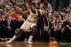 BOSTON, MA - NOVEMBER 22: Jeff Green #8 of the Boston Celtics drives the ball against the Indiana Pacers on November 22, 2013 at the TD Garden in Boston, Massachusetts. NOTE TO USER: User expressly acknowledges and agrees that, by downloading and or usin