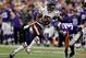 Dec 1, 2013; Minneapolis, MN, USA; Chicago Bears wide receiver Brandon Marshall (15) catches a pass against the Minnesota Vikings in the first quarter at Mall of America Field at H.H.H. Metrodome. Mandatory Credit: Bruce Kluckhohn-USA TODAY Sports