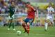 RIO DE JANEIRO, BRAZIL - JUNE 20: Fernando Torres of Spain scores his team's third goal during the FIFA Confederations Cup Brazil 2013 Group B match between Spain and Tahiti at the Maracana Stadium on June 20, 2013 in Rio de Janeiro, Brazil. (Photo by A
