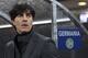 MILAN, ITALY - NOVEMBER 15: Germany manager Joachim Low looks on before the international friendly match between Italy and Germany at Giuseppe Meazza Stadium on November 15, 2013 in Milan, Italy. (Photo by Marco Luzzani/Getty Images)