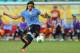 SALVADOR, BRAZIL - JUNE 30: Edinson Cavani of Uruguay scores his team's second goal to make the score 2-2 during the FIFA Confederations Cup Brazil 2013 3rd Place match between Uruguay and Italy at Estadio Octavio Mangabeira (Arena Fonte Nova Salvador) o