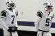 Geno Smith (left) and Matt Simms in Baltimore.