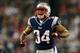 FOXBORO, MA - JANUARY 13: Shane Vereen #34 of the New England Patriots reacts after a ruin in the first quarter against the Houston Texans during the 2013 AFC Divisional Playoffs game at Gillette Stadium on January 13, 2013 in Foxboro, Massachusetts. (P
