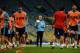 RIO DE JANEIRO, BRAZIL - JUNE 29: Vicente Del Bosque head coach of Spain watches his players during a training session, ahead of their FIFA Confederations Cup Brazil 2013 Final match against Brazil, at the Maracana Stadium on June 29, 2013 in Rio de Jane