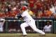 CINCINNATI, OH - SEPTEMBER 4: Shin-Soo Choo #17 of the Cincinnati Reds singles in the 15th inning of the game against the St. Louis Cardinals at Great American Ball Park on September 4, 2013 in Cincinnati, Ohio. The Cardinals won 5-4 in 16 innings. (Photo