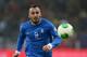 BUCHAREST, ROMANIA - NOVEMBER 19: Konstantinos Mitroglou of Greece in action during the FIFA 2014 World Cup Qualifier Play-off Second Leg match between Romania and Greece at the National Arena on November 19, 2013 in Bucharest, Romania. (Photo by Jamie