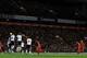 LIVERPOOL, ENGLAND - DECEMBER 4: Luis Suarez of Liverpool scores his fourth goal from a free-kick during the Barclays Premier League match between Liverpool and Norwich City at Anfield on December 4, 2013 in Liverpool, England. (Photo by Jan Kruger/Get