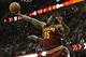 Oct 30, 2013; Cleveland, OH, USA; Cleveland Cavaliers small forward Anthony Bennett (15) grabs a rebound in the third quarter against the Brooklyn Nets at Quicken Loans Arena. Mandatory Credit: David Richard-USA TODAY Sports