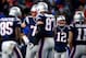FOXBORO, MA - NOVEMBER 24: Quarterback Tom Brady #12 of the New England Patriots looks on against the Denver Broncos during a game at Gillette Stadium on November 24, 2013 in Foxboro, Massachusetts. (Photo by Jared Wickerham/Getty Images)