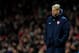 LONDON, ENGLAND - NOVEMBER 26: Manager Arsene Wenger of Arsenal looks on during the UEFA Champions League Group F match between Arsenal and Olympique de Marseille at Emirates Stadium on November 26, 2013 in London, England. (Photo by Shaun Botterill/Get