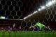 SUNDERLAND, ENGLAND - DECEMBER 04: Eden Hazard of Chelsea scores past goalkeeper Vito Mannone of Sunderland during the Barclays Premier League match between Sunderland and Chelsea at Stadium of Light on December 4, 2013 in Sunderland, England. (Photo by