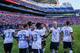 SEATTLE, WA - JUNE 11: USA Teammates celebrate after Jozy Altidore #17 (far left) scored a goal in the 36th minute against Panama during the FIFA 2014 World Cup Qualifier at CenturyLink Field on June 11, 2013 in Seattle, Washington. USA defeated Panama 2