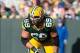 Nov 10, 2013; Green Bay, WI, USA; Green Bay Packers offensive tackle David Bakhtiari (69) during the game against the Philadelphia Eagles at Lambeau Field. Philadelphia won 27-13. Mandatory Credit: Jeff Hanisch-USA TODAY Sports