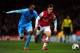 LONDON, ENGLAND - NOVEMBER 26: Kassim Abdallah of Marseille and Aaron Ramsey of Arsenal battle for the ball during the UEFA Champions League Group F match between Arsenal and Olympique de Marseille at Emirates Stadium on November 26, 2013 in London, Engl