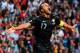 COIMBRA, PORTUGAL - OCTOBER 15: Nani of Portugal celebrates after scoring his team's second goal during the FIFA 2014 World Cup Qualifier match between Portugal and Luxembourg at Estadio Cidade de Coimbra on October 15, 2013 in Coimbra, Portugal. (Photo