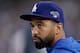 LOS ANGELES, CA - OCTOBER 14: Matt Kemp of the Los Angeles Dodgers looks on while taking on the St. Louis Cardinals in Game Three of the National League Championship Series at Dodger Stadium on October 14, 2013 in Los Angeles, California. (Photo by Jeff