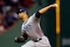 BOSTON, MA - OCTOBER 05: David Price #14 of the Tampa Bay Rays pitches against the Boston Red Sox during Game Two of the American League Division Series at Fenway Park on October 5, 2013 in Boston, Massachusetts. (Photo by Jim Rogash/Getty Images)