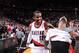 PORTLAND, OR - DECEMBER 2: LaMarcus Aldridge #12 of the Portland Trail Blazers celebrates against the Indiana Pacers on December 2, 2013 at the Moda Center Arena in Portland, Oregon. NOTE TO USER: User expressly acknowledges and agrees that, by downloadi