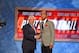 NEWARK, NJ - JUNE 28: Damian Lillard shakes hands with NBA Commissioner David Stern after being selected number 6 overall by the Portland Trail Blazers during the 2012 NBA Draft at the Prudential Center on June 28, 2012 in Newark, New Jersey. NOTE TO USE