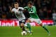 LONDON, ENGLAND - NOVEMBER 19: Mario Goetze of Germany holds off Jack Wilshere of England during the international friendly match between England and Germany at Wembley Stadium on November 19, 2013 in London, England. (Photo by Clive Rose/Getty Images)